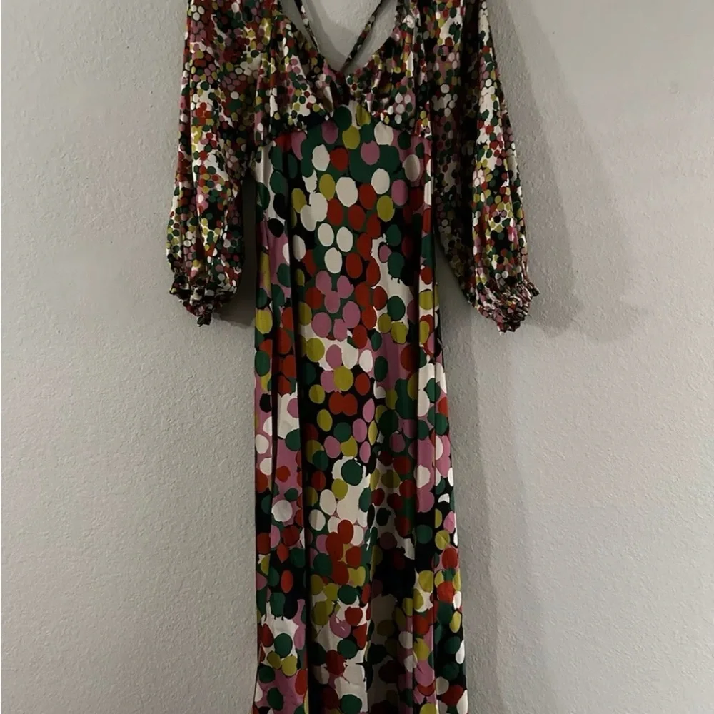 Colorful Polka Dot Women's Dress